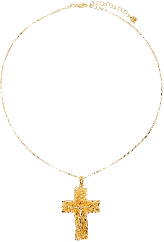 Photo: Veneda Carter Gold VC006 Signature Cross Necklace