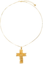 Veneda Carter Gold VC006 Signature Cross Necklace