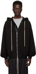 Rick Owens Black Porterville Windbreaker Hoodie