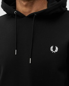 Fred Perry Tipped Hooded Sweatshirt Black - Mens - Hoodies