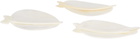 Gohar World Off-White Bow Aperitif Dish Set