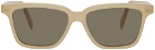Totême Beige 'The Squares' Sunglasses