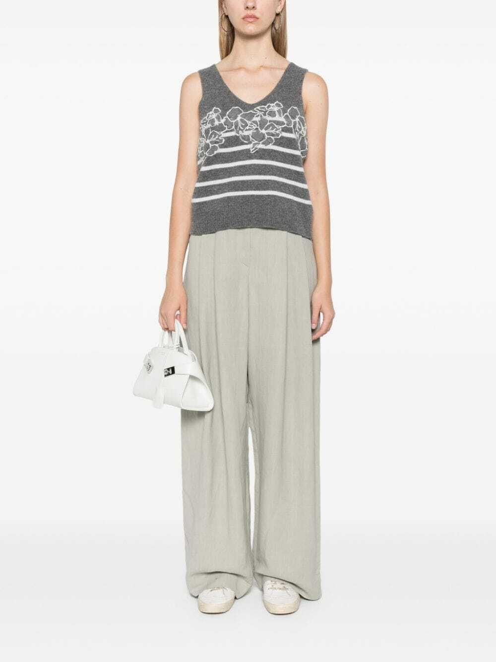 ERMANNO - Wool Striped Top