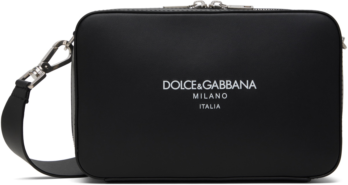 全国送料無料の通販 Gabbana and Dolce Black Gabbana & Dolce Bag Messenger Strap Logo バッグ