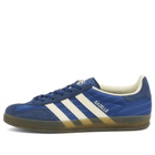 Adidas Gazelle Indoor Sneaker in Victory Blue/Night Indigo/Cream White