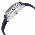 Cartier Tank Americaine Automatic Silver Dial Mens Watch WSTA0018