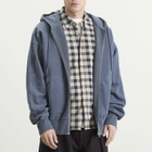 FrizmWORKS Men's OG Pigment Dyed Zip Hoodie in Blue