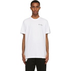 Off-White White Chest Embroidered Logo T-Shirt