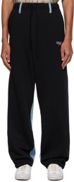 Bless Blue & Black Overjogging Sweatpants