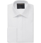 Favourbrook - White Bib-Front Double-Cuff Cotton-Poplin Tuxedo Shirt - White