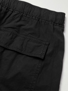 James Perse - Straight-Leg Cotton-Blend Drawstrings Trousers - Black