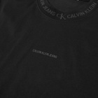 Calvin Klein Men's Logo Jacquard T-Shirt in CK Black