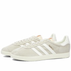 Adidas Men's Gazelle Sneakers in Beige/Off White/White