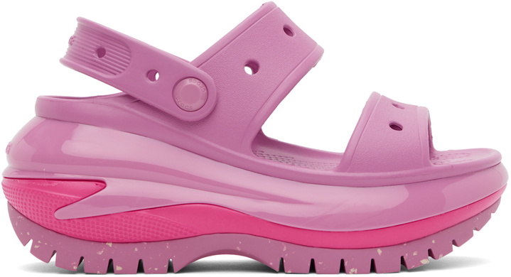 Photo: Crocs Pink Mega Crush Sandals