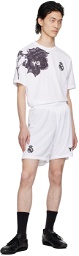 Y-3 White Real Madrid Edition Pre-Match Shorts