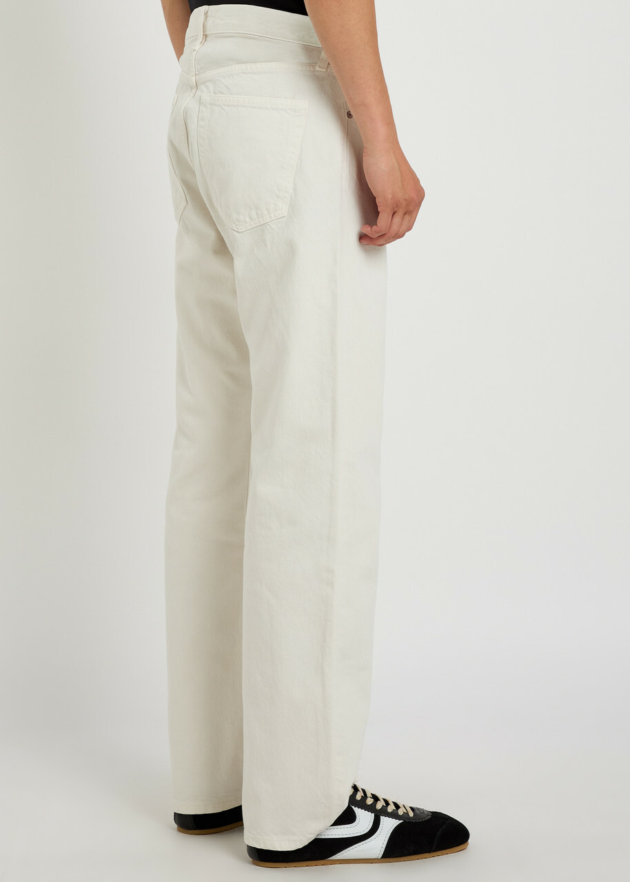 Agolde Magnus Straight-leg Jeans White