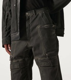 Rick Owens Stefan low-rise cotton-blend cargo pants