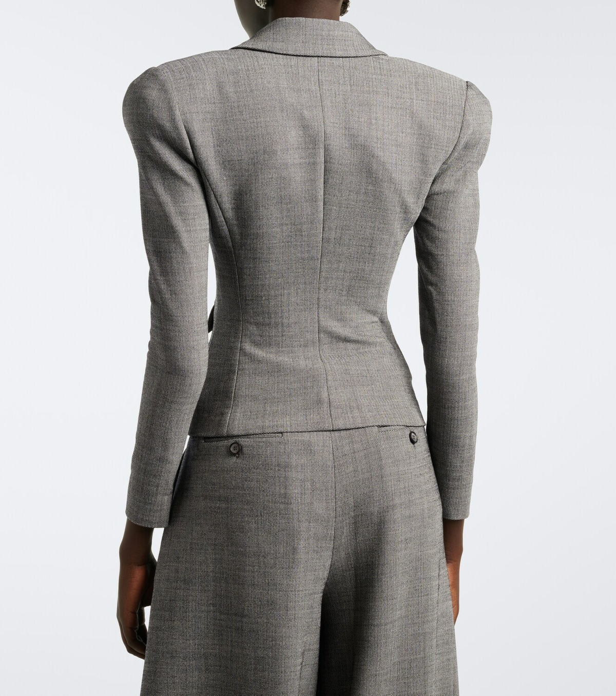 Magda Butrym Herringbone wool-blend jacket