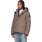 Canada Goose Taupe 'Black Label' Wyndham Down Jacket
