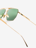 Bottega Veneta Eyewear Gold-Tone Bond Pilot-Frame Sunglasses