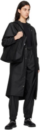 RAINS Black Longer Coat