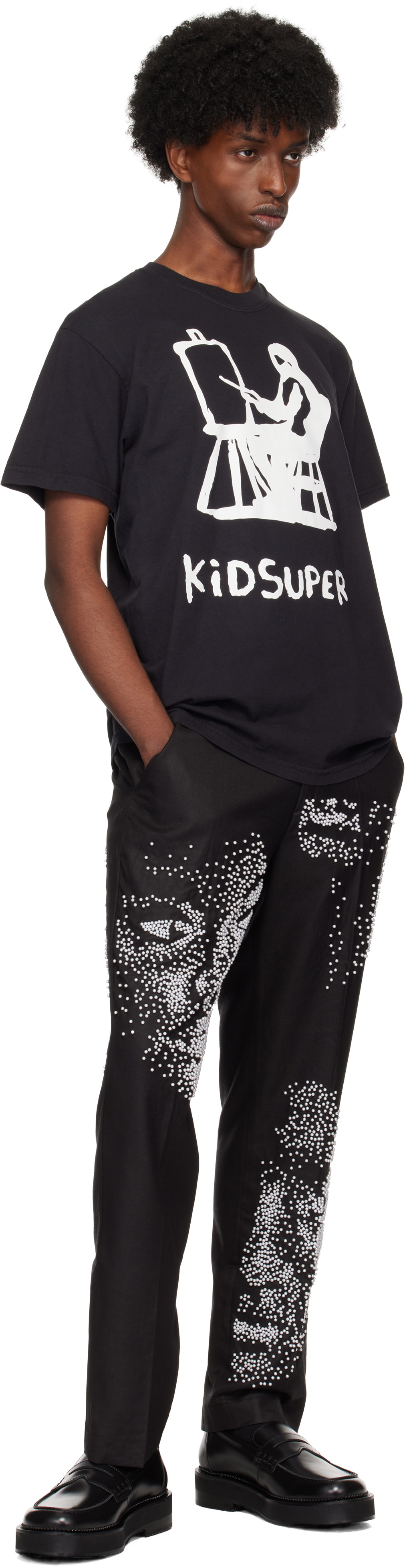 KidSuper Black Printed T-shirt