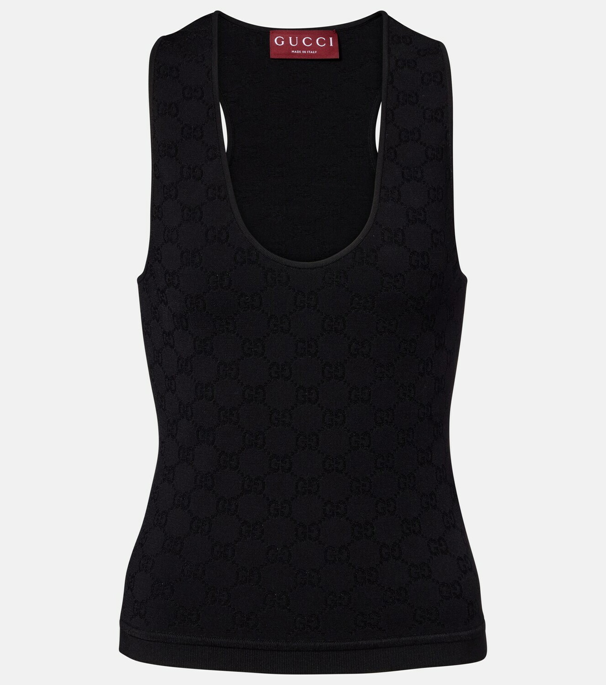 Gucci GG cotton-blend jacquard tank top