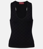 Gucci GG cotton-blend jacquard tank top