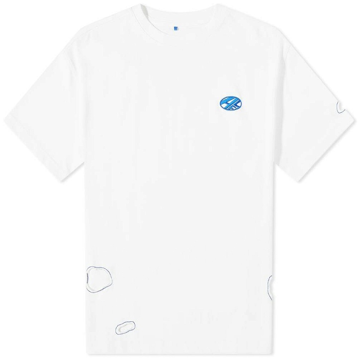 Photo: ADER Error Men's Small Distort Logo T-Shirt in White