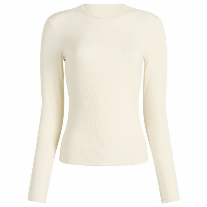 Photo: TALA Women's 365 Long Sleeve Long Line T-Shirt in Cream
