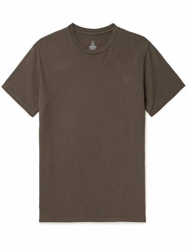 Photo: Save Khaki United - Recycled and Organic Cotton-Jersey T-Shirt - Brown
