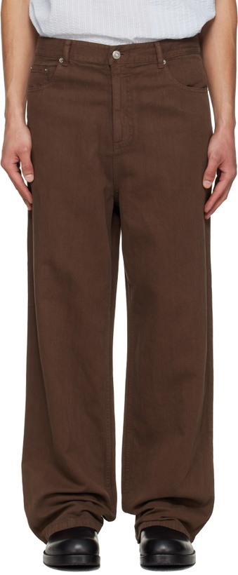 Photo: LE17SEPTEMBRE Brown Straight Jeans
