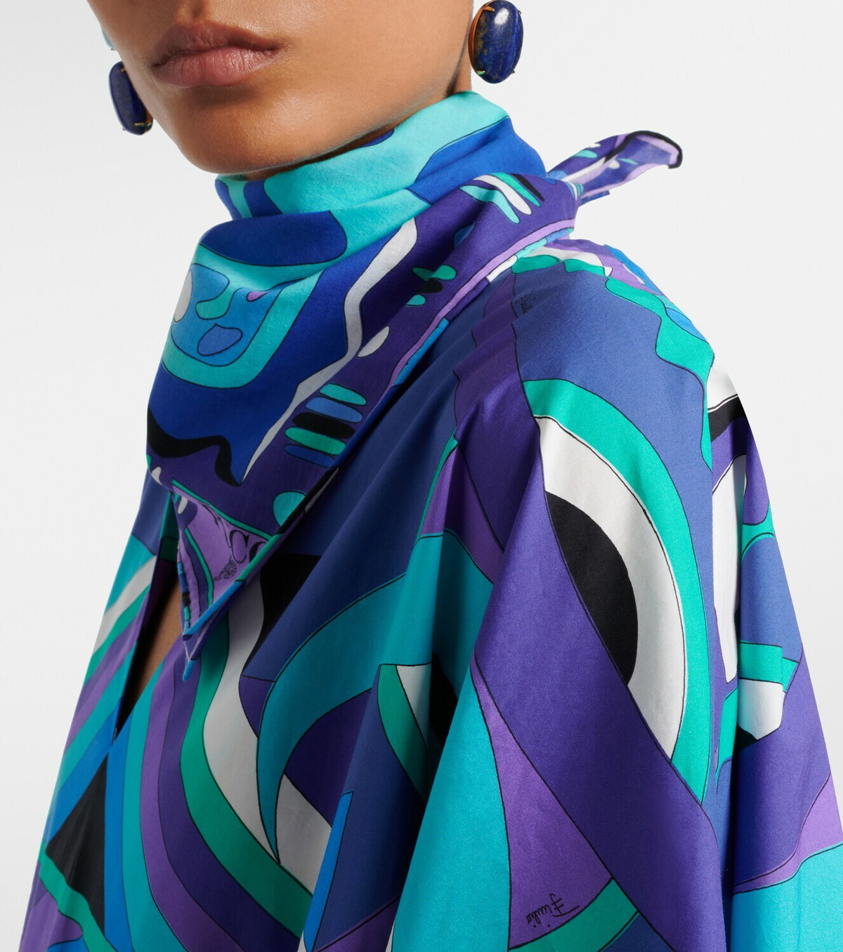 Pucci Angoli cotton scarf