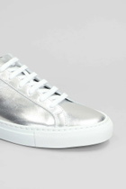 Common Projects Achilles Shiny Sneakers In Silver Leather