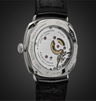 Panerai - Radiomir Black Seal 8 Days Acciaio 45mm Stainless Steel and Leather Watch - Black
