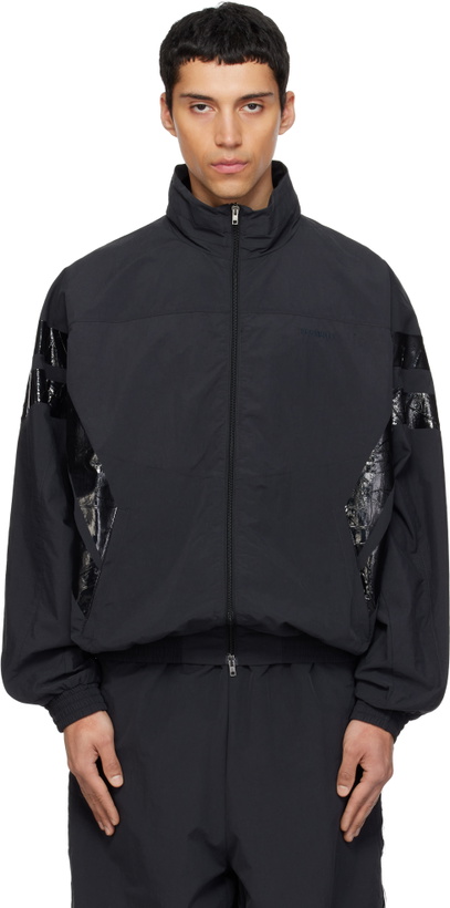 Photo: VETEMENTS Black Taped Track Jacket