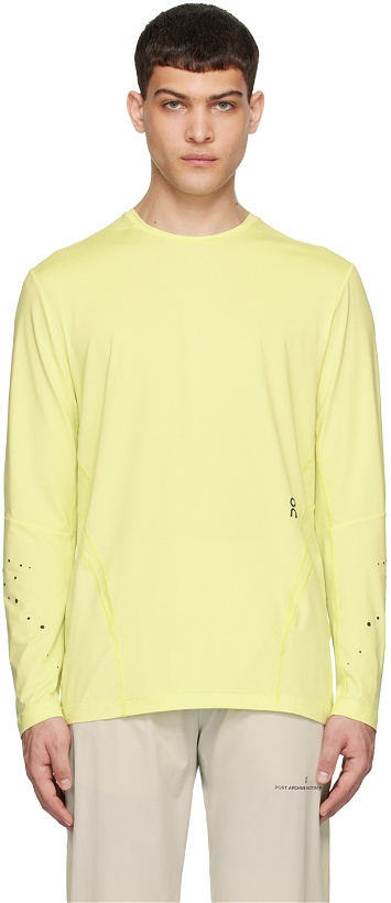 Photo: POST ARCHIVE FACTION (PAF) Yellow ON Edition 7.0 Long Sleeve T-Shirt