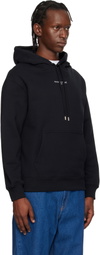 Maison Kitsuné Black 'Maison Kitsuné Paris' Comfort Hoodie