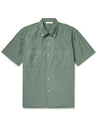 SAVE KHAKI UNITED - Button-Down Collar Cotton-Poplin Shirt - Green