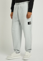 Stone Island Reflective Cotton Sweatpants Blue
