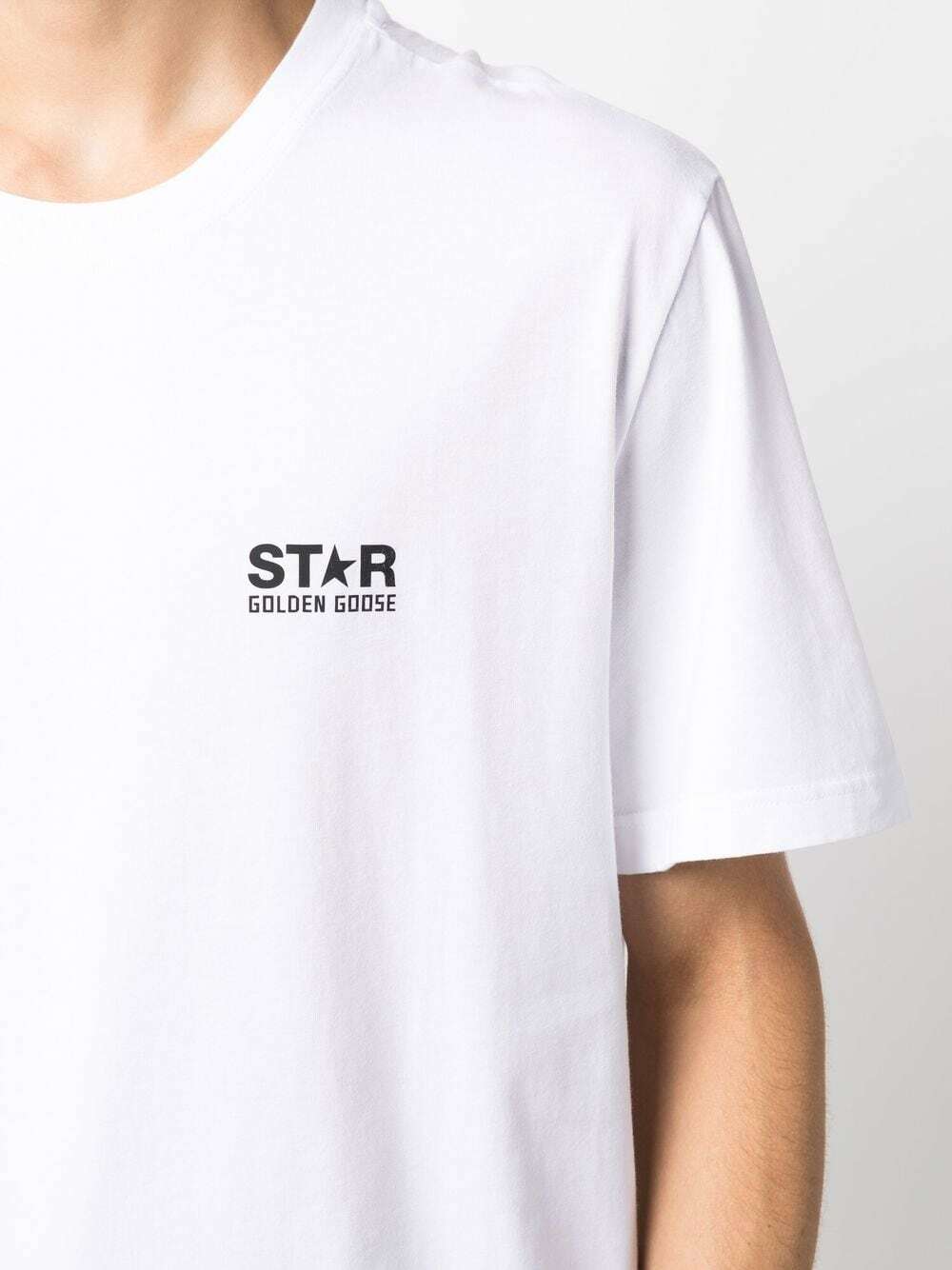 GOLDEN GOOSE - Star Collection Cotton T-shirt Golden Goose Deluxe Brand