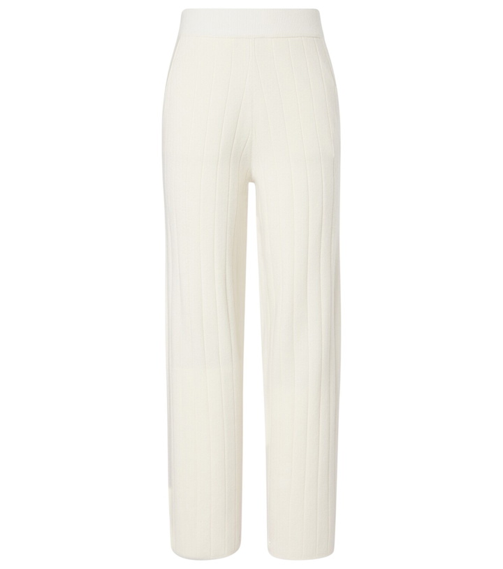 Photo: Max Mara Jardin ribbed-knit cashmere sweatpants