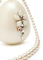 Simone Rocha Pearl Micro Egg Embellished Acrylic Cross-body bag - One Size