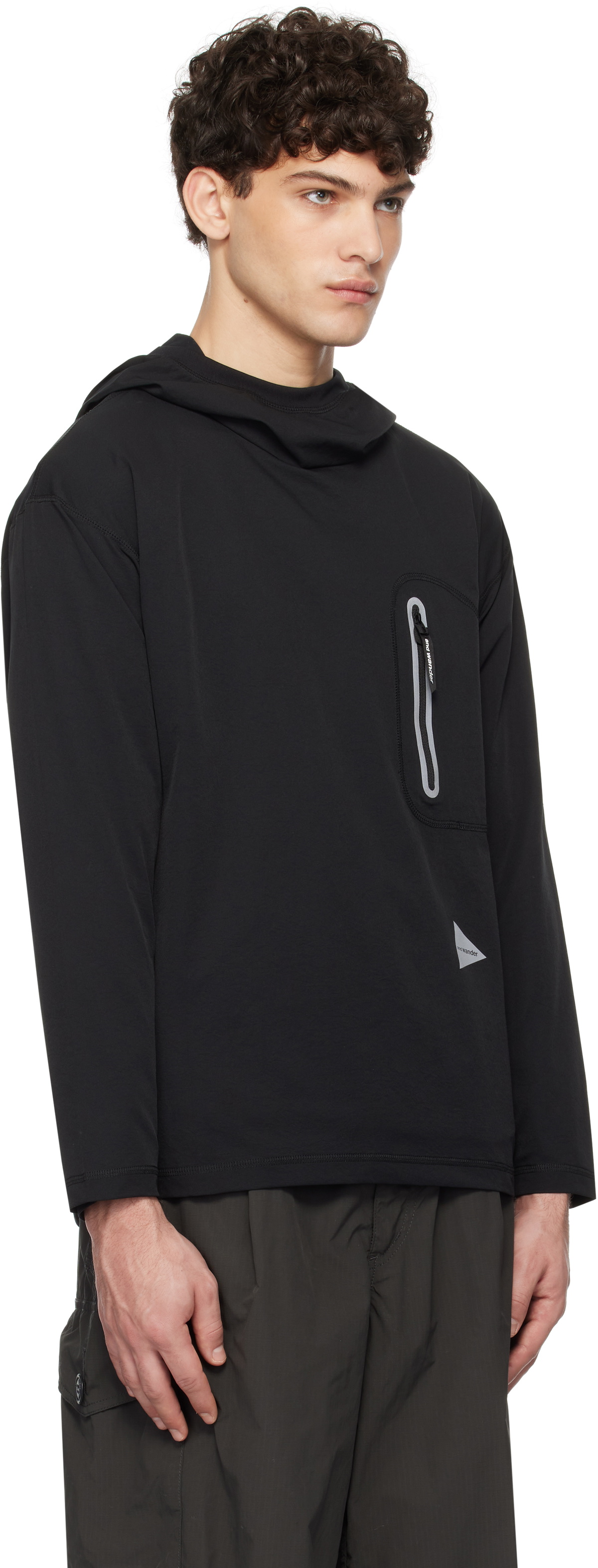 トップス and wander  Hybrid Warm Pocket Hoodie WS hybrid warm pocket hoodie | and wander（アンドワンダー