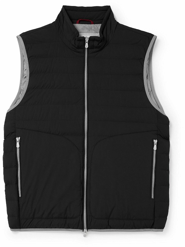 Photo: Brunello Cucinelli - Quilted Padded Shell Gilet - Black