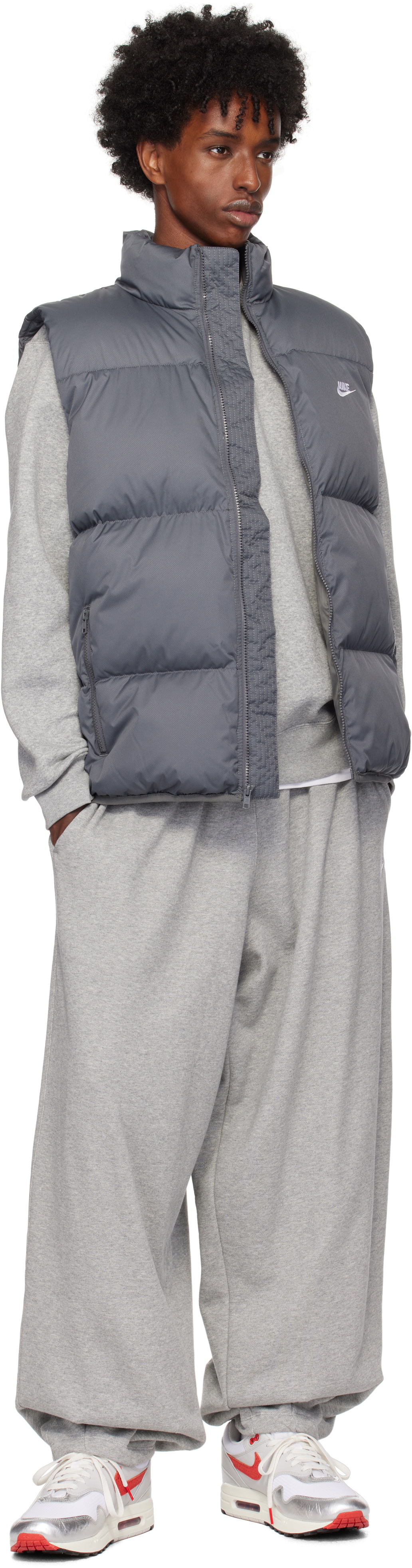 ジャケット・アウター 00s Nike Grey Puffer Vest ジャケット・アウター 00s Nike Grey Puffer Vest Nike ACG