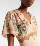 Etro Printed midi dress