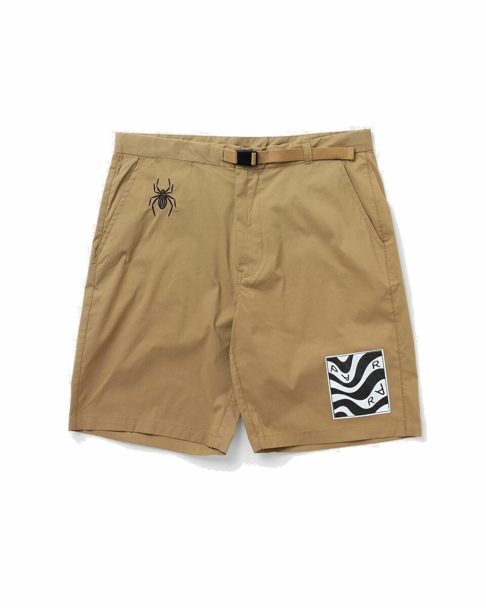 Photo: By Parra Spider Ants Shorts Brown - Mens - Casual Shorts