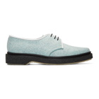 Adieu Blue Felted Wool Derbys