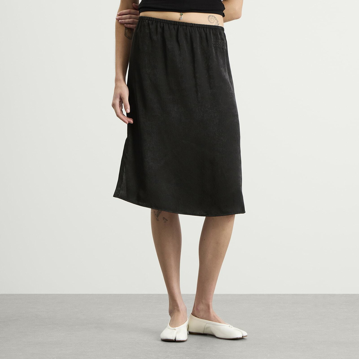 MM6 Maison Margiela Women's Slip Skirt in Black